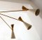 Four-Arm Brass Asymmetrical Chandelier by Silvio Piattelli 16