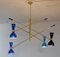 Lustre Quadriennale en Laiton par Silvio Piattelli 6
