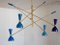 Lustre Quadriennale en Laiton par Silvio Piattelli 17