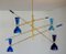 Lustre Quadriennale en Laiton par Silvio Piattelli 20