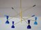 Lustre Quadriennale en Laiton par Silvio Piattelli 2