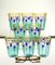 Murano Glass Tumblers in the style of Gio Ponti, Set of 8 17