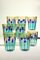 Murano Glass Tumblers in the style of Gio Ponti, Set of 8 8