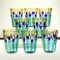 Murano Glass Tumblers in the style of Gio Ponti, Set of 8 10