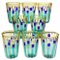 Murano Glass Tumblers in the style of Gio Ponti, Set of 8 1