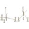 Adjustable Three-Arm Chandelier by Silvio Piattelli 1