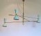 Adjustable Three-Arm Chandelier by Angelo Lelli 4