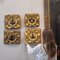 Artista, Litanie rilievi della Vergine, Spagna, XVI secolo, legno intagliato e dorato, set di 4, Immagine 3