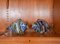 Very Large Mid-Century Murano Glass Fish Sculptures, Italy, 1960s, Set of 2 6