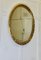 Large Decorative Gilt Oval Mirror, 1960s 6
