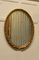 Large Decorative Gilt Oval Mirror, 1960s 3