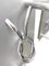 Vintage Wandleuchten aus Aluminium & Chrom, Italien, 1970er, 2er Set 10