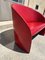 Rotes Sofa von Massimo & Lella Vignelli für Poltrona Frau, 1989 8