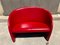 Rotes Sofa von Massimo & Lella Vignelli für Poltrona Frau, 1989 1