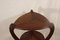 Art Nouveau Mahogany Harness Side Table attributed to Majorelle, 1890s 4