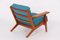 Sofa & Teak Armlehnstühle von Hans J. Wegner für Getama, 1960er, 3er Set 8