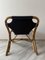 Chaises en Cuir et Bambou et Table Basse en Bambou, Set de 5 6