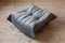 Grey Velvet Togo Living Room Set by Michel Ducaroy for Ligne Roset, Set of 5, Image 3