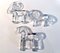 Lion, Ram & Horse Glass Figurines from the Boda Zoo Series by Bertil Vallien for Kosta Boda, Sweden, 1970s, Set of 3 10