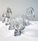 Löwe, Widder & Pferd Glasfiguren aus der Boda Zoo Serie von Bertil Vallien für Kosta Boda, Schweden, 1970er, 3er Set 9