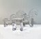 Lion, Ram & Horse Glass Figurines from the Boda Zoo Series by Bertil Vallien for Kosta Boda, Sweden, 1970s, Set of 3 5