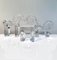 Lion, Ram & Horse Glass Figurines from the Boda Zoo Series by Bertil Vallien for Kosta Boda, Sweden, 1970s, Set of 3 2