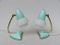 Italian Mint Green Table Lamps, 1950s, Set of 2, Image 1