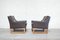 Vintage Leather Lounge Armchairs by Rudolf Glatzel for Kill International, Set of 2 23