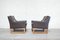 Vintage Leather Lounge Armchairs by Rudolf Glatzel for Kill International, Set of 2, Image 23
