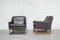 Vintage Leather Lounge Armchairs by Rudolf Glatzel for Kill International, Set of 2 2