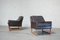 Vintage Leather Lounge Armchairs by Rudolf Glatzel for Kill International, Set of 2 3