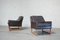 Vintage Leather Lounge Armchairs by Rudolf Glatzel for Kill International, Set of 2, Image 3