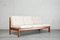 Dänisches Vintage Kirschholz Sofa & Sessel von Knoll 10