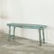 Vintage Wabi Sabi Console Table in Worn Turquoise, 1940s, Image 3