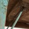 Vintage Wabi Sabi Console Table in Worn Turquoise, 1940s, Image 13