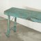 Vintage Wabi Sabi Console Table in Worn Turquoise, 1940s, Image 6