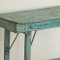 Vintage Wabi Sabi Console Table in Worn Turquoise, 1940s, Image 14