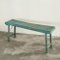 Vintage Wabi Sabi Console Table in Worn Turquoise, 1940s, Image 8