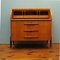 Secretaire Mid-Century in teak con anta scorrevole, Svezia, Immagine 7