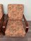 Set of Armchairs in Curved Wood, 1930s 1