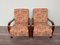 Set of Armchairs in Curved Wood, 1930s 4