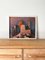 Jaume Rocamora, Brutalist Architectural Landscape, Oil on Board, 20th Century 1