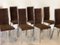 Steel Dining Chairs, 1970s, Set of 8 2