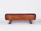 Gymnastics Pommel Horse Leather Bench with Wooden Handles, 1930s 1