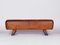 Gymnastics Pommel Horse Leather Bench with Wooden Handles, 1930s 5
