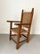 Folk Art Childrens Wooden and Rope Chair, 1900s 3