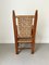 Folk Art Childrens Wooden and Rope Chair, 1900s 4