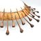 Applique Murale Brutaliste Sunburst 7