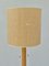 Wooden Floor Lamp with Two Lights and Parchment Lampshade 3