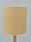 Wooden Floor Lamp with Two Lights and Parchment Lampshade 2